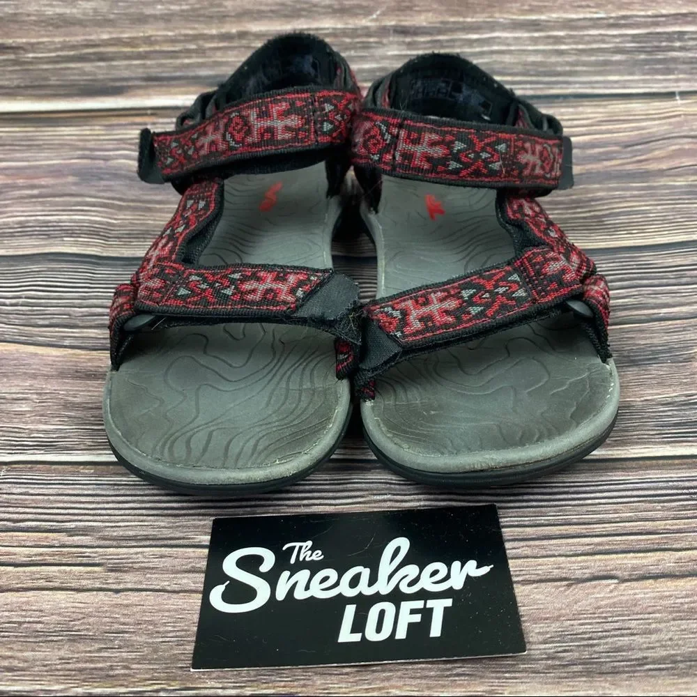Teva Hurricane 4‎ Red Black Gray Youth Sandals